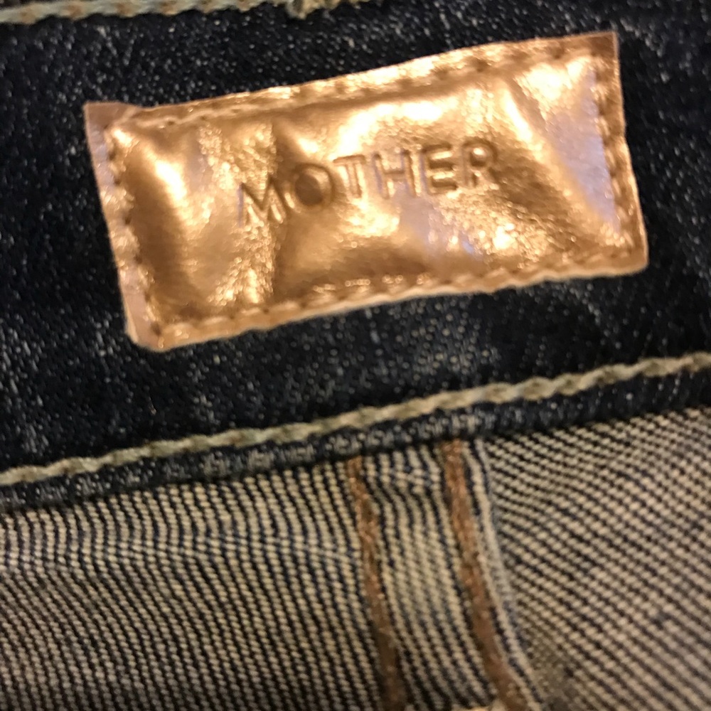 Mother denim hustler ankle fray